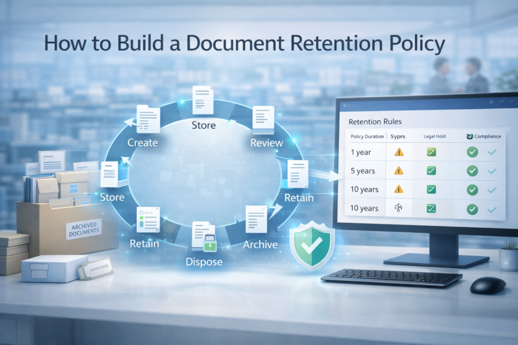 Paper Rentention How to Build a Document Retention Policy | EDMSNext