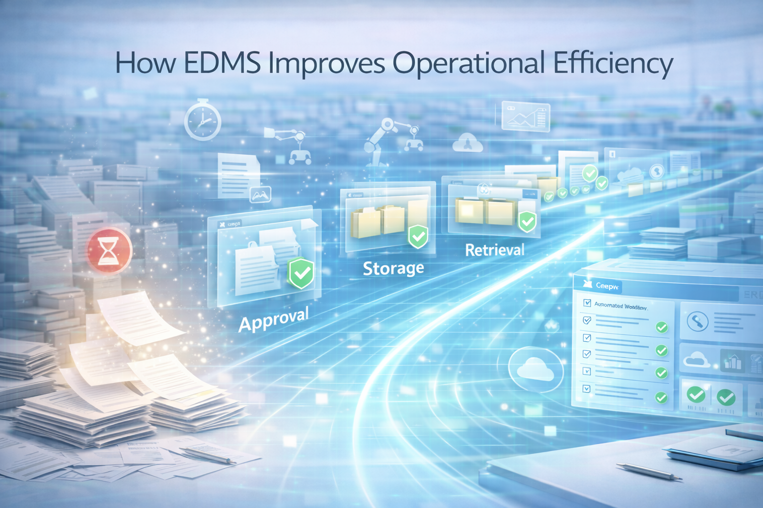 How EDMS Improves Operational Efficiency | EDMSNext