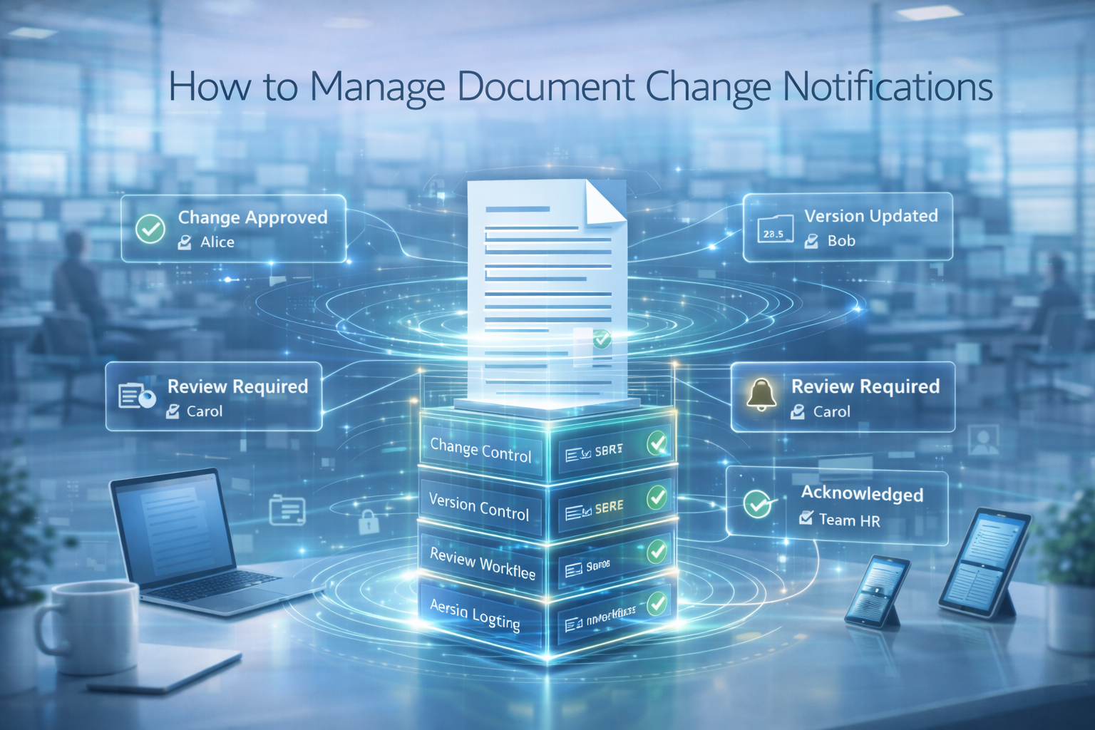 How to Manage Document Change Notifications | EDMSNext