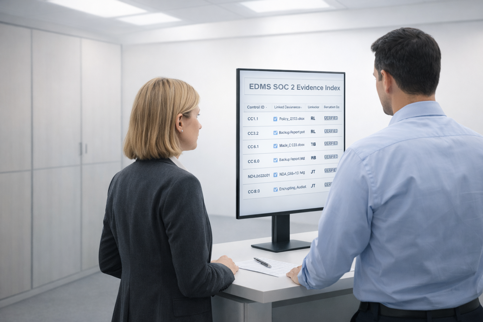 SOC 2 Compliance Evidence | EDMS | EDMSNext