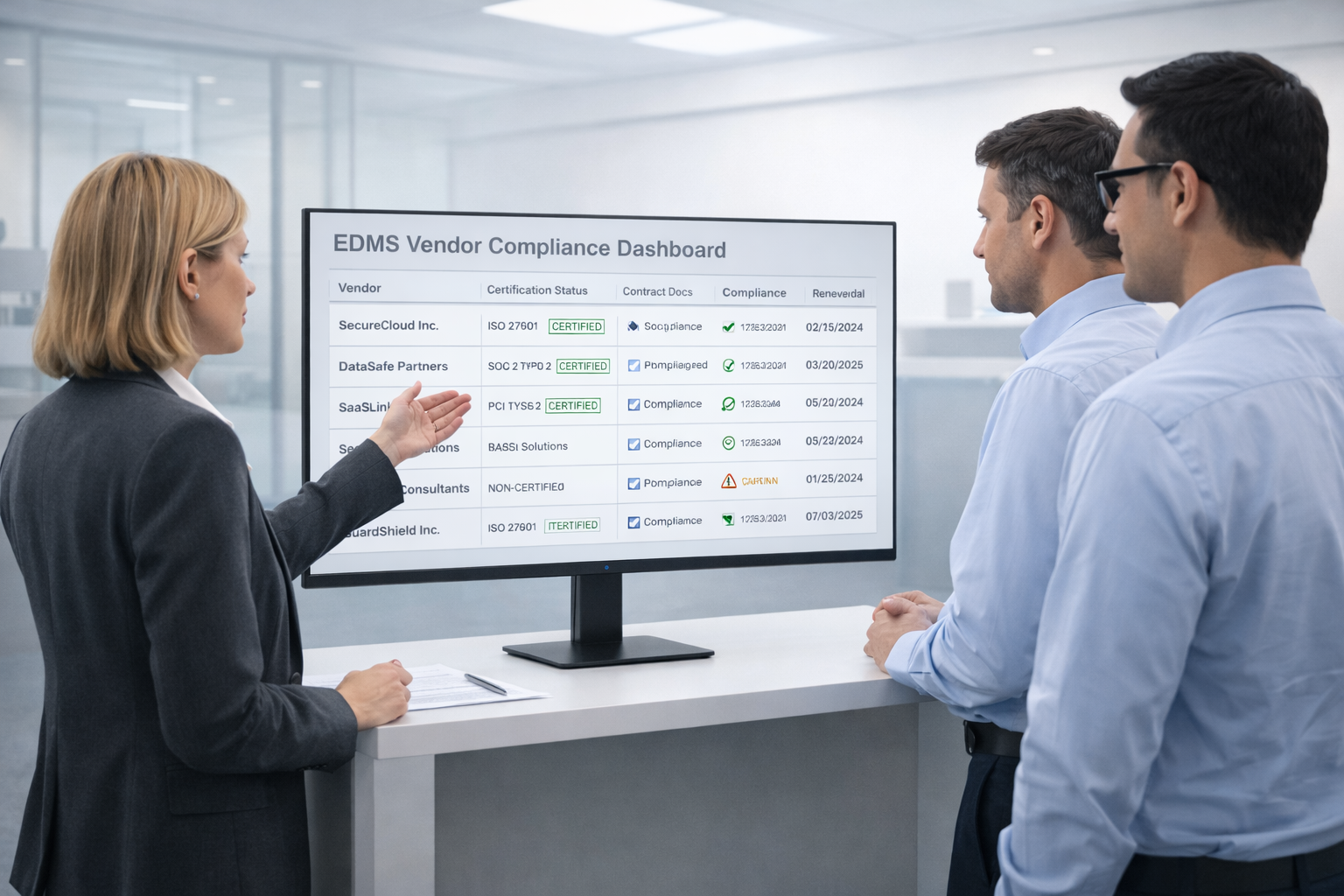 Vendor Compliance Documentation | EDMS | EDMSNext