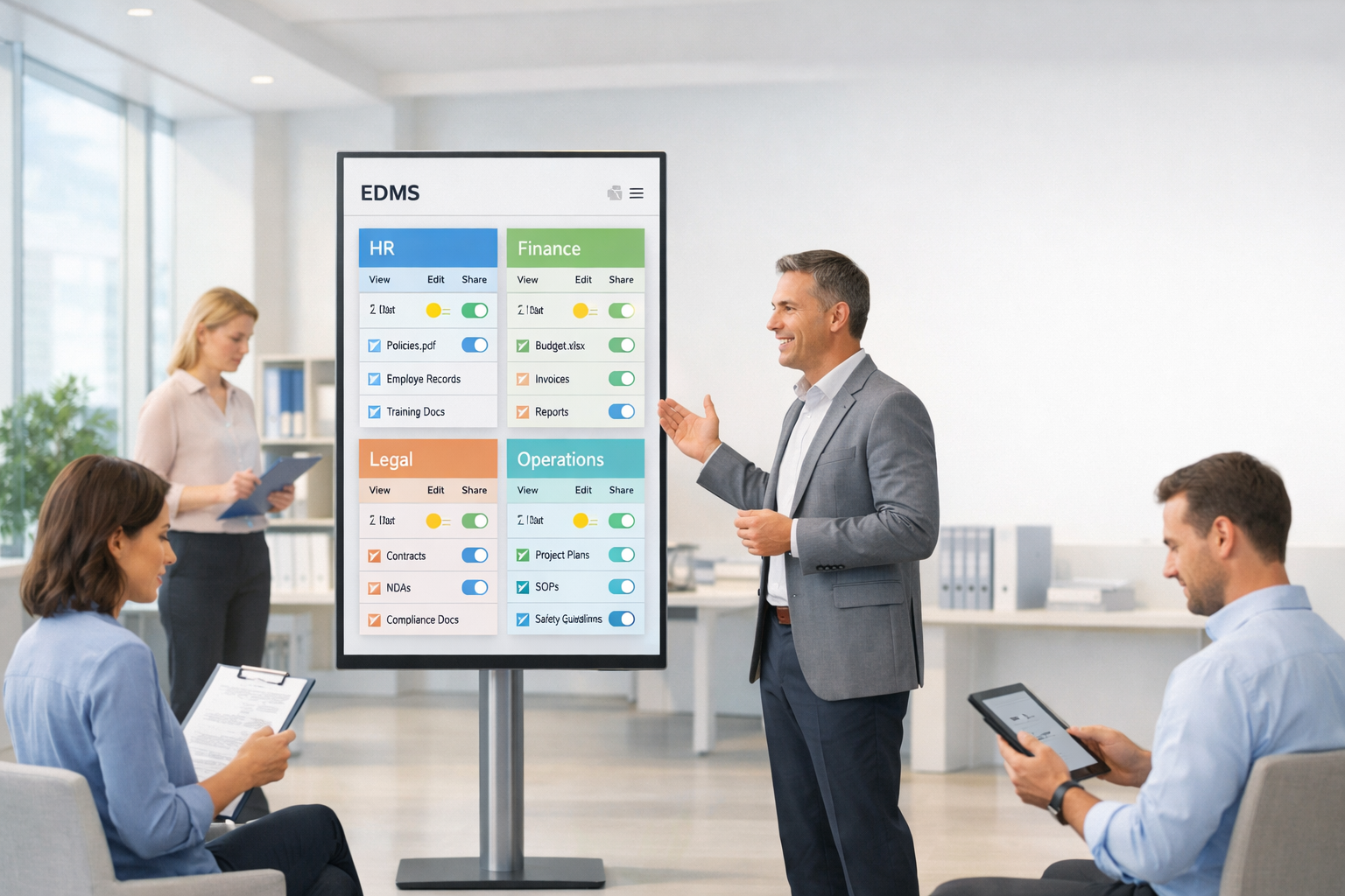 Multi-Department Access Control | EDMS | EDMSNext