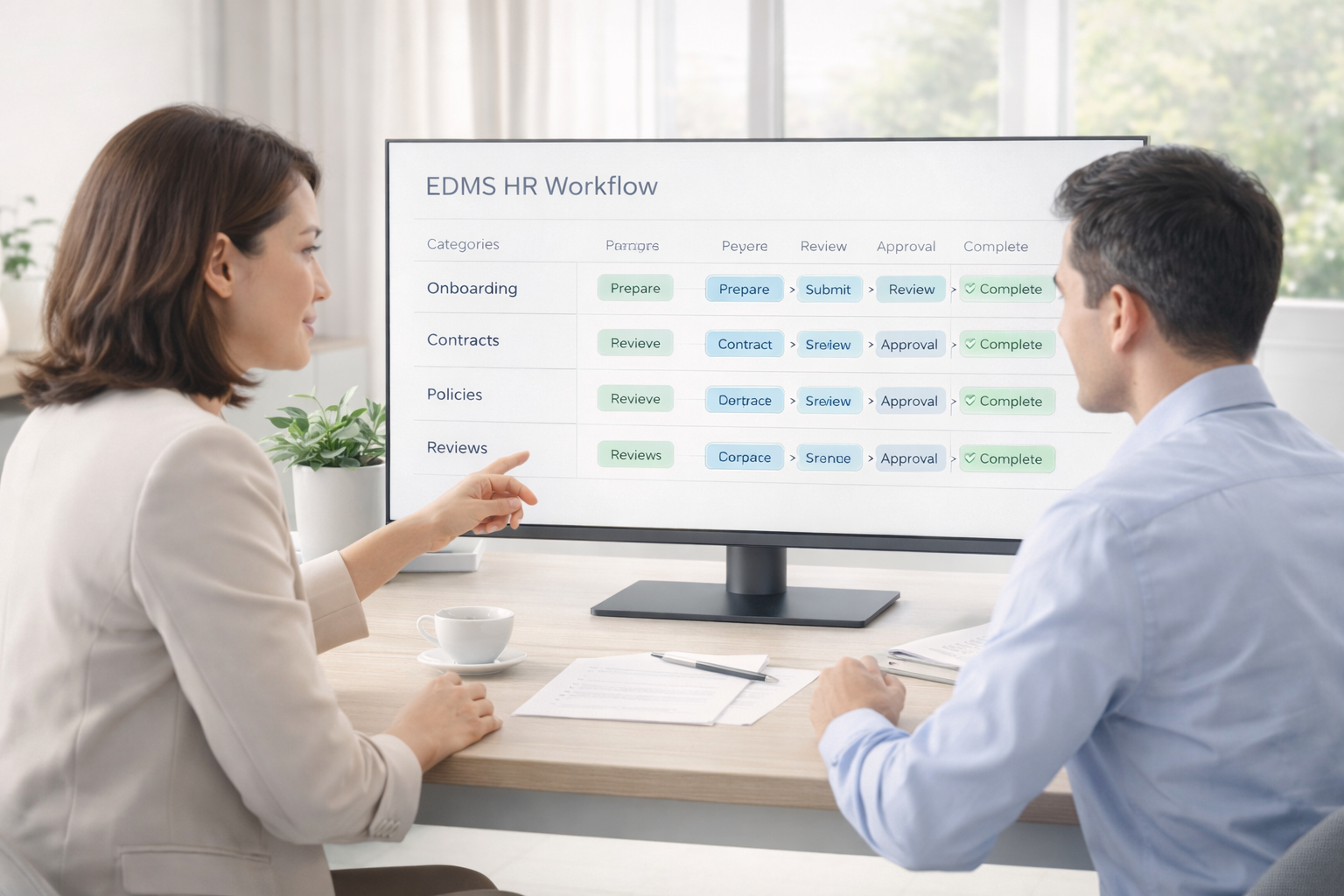 HR Document Workflows | EDMS | EDMSNext