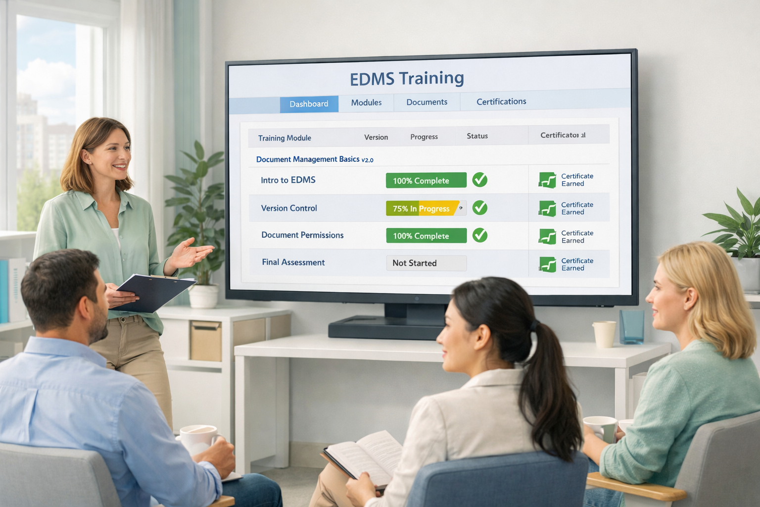 Edms Filenet EDMS for Training Documents | Document Management