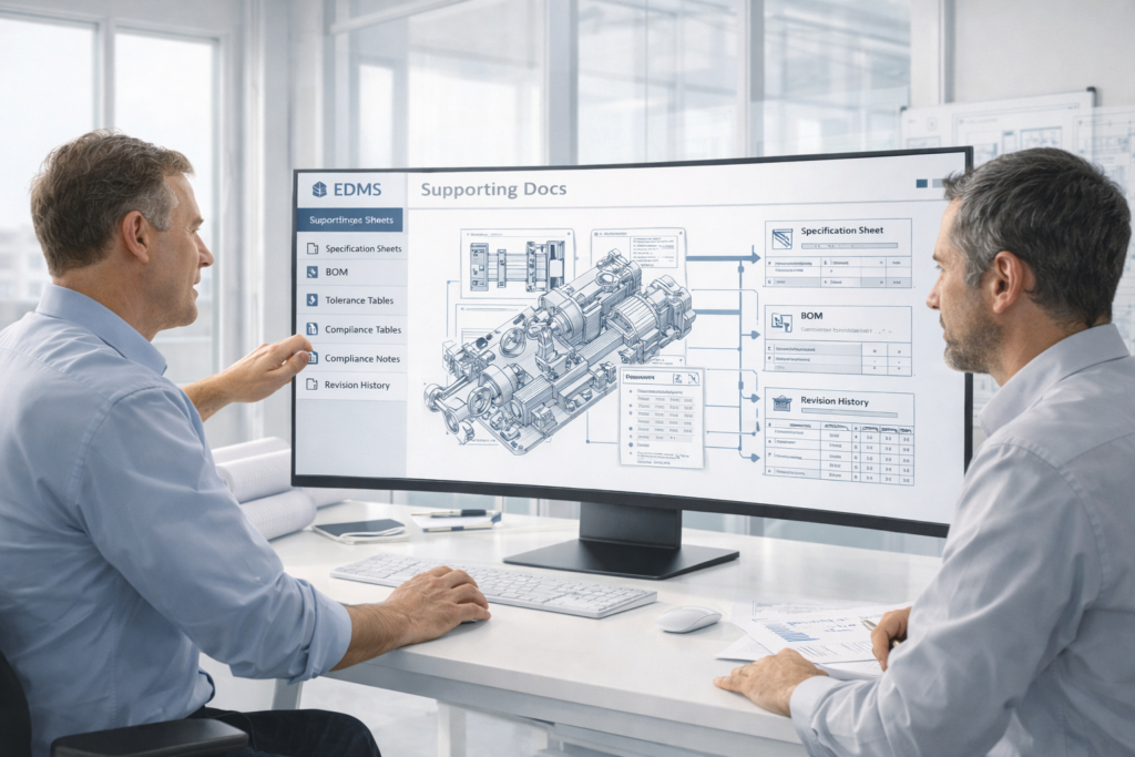 Engineering CAD Supporting Documents | EDMS | EDMSNext