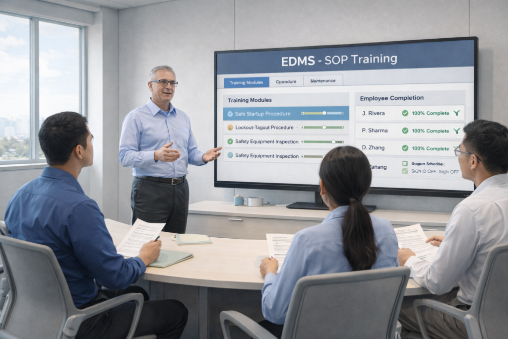SOP Training & Acknowledgements | EDMS | EDMSNext
