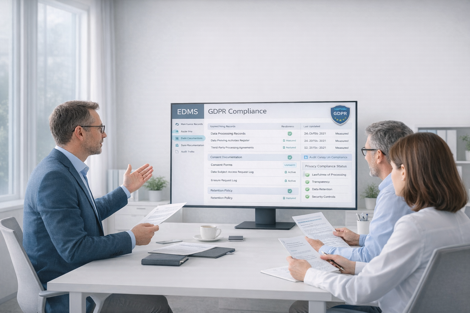 GDPR Document Compliance | EDMS | EDMSNext