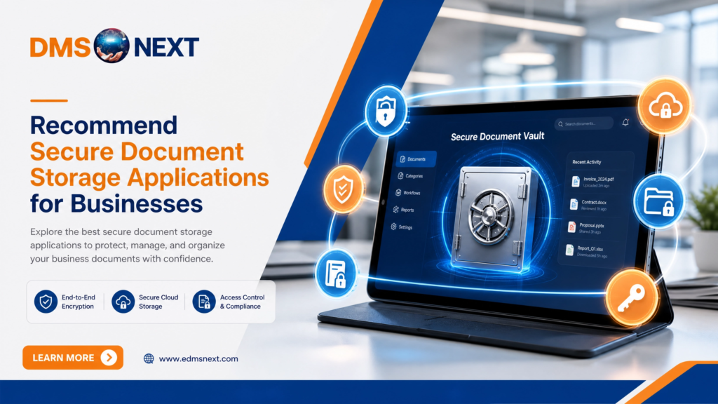 Recommend Secure Document Storage Applications Businesses